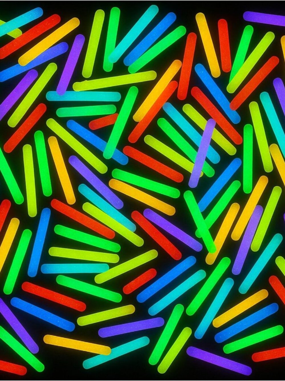 Mini Glow Sticks 200 Pack Glow-in-the-Dark Small, for Easter Eggs, 5 Colors, Neo